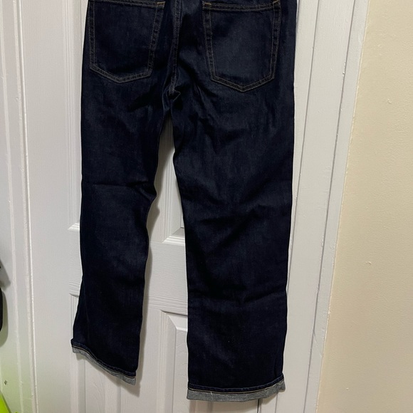 Old Navy Famous Jeans Straight Fit 32x30 Mens Dark Denim - Picture 3 of 4